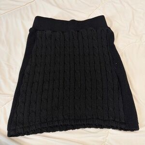 Maniere de Voir black cable skirt